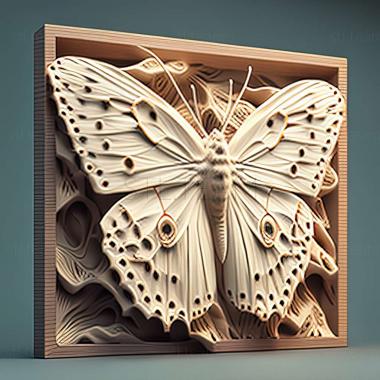 3D модель Parnassius glacialis (STL)